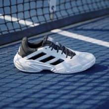 adidas Buty tenisowe Barricade 13 Allcourt/Stabil 2024 białe/czarne/szare męskie